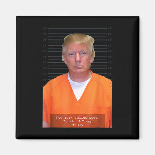 Íman Trump Mug Shot Range Jumpcase Parody Atrás dos Bar