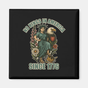 Íman Trump Não é Rei Na América Desde 1776 Estátua Anti