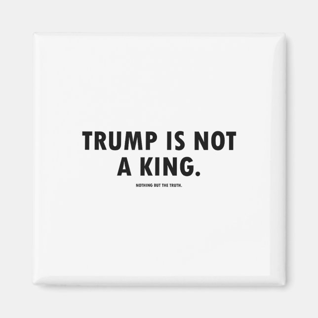 Íman Trump Não É Um Rei  (Frente)