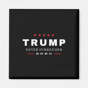 Íman Trump Nunca Rende Tee Patriótico Maga 2024