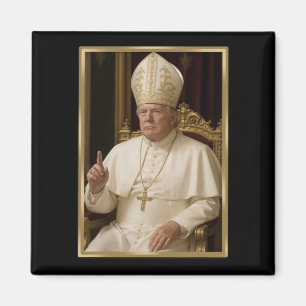 Íman Trump Para Pope T Shirt Presidente Trump Camisetas