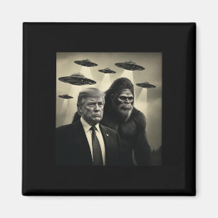 Íman Trump Pé Grande Ufo Encontro Alien Conspiração Eng