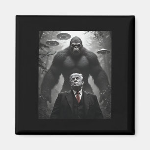 Íman Trump Pé Grande Ufo Encontro de Alien Visitação Co