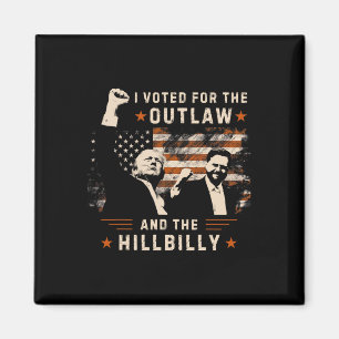 Íman Trump Presidente Eleito Eu Votei Por Outlaw Hillbi