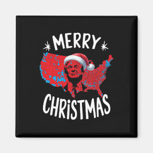 Íman Trump Red Election Map Merry Christmas Trump Winne