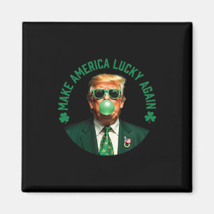 Íman Trump Shamrock Faça a América Sortuda Novamente St