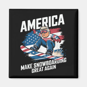 Íman Trump Snowboard Usa - Faça o Excelente de Snowboar