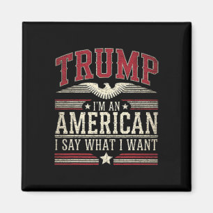 Íman Trump Sou Um Americano Eu Digo O Que Quero Inaugur