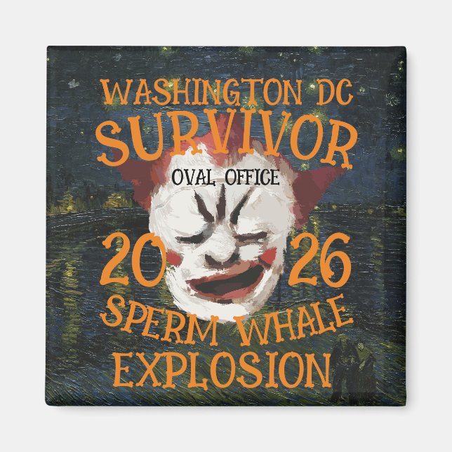 Íman Trump Sperm Whale Explosion Washington DC (Frente)