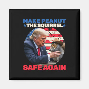 Íman Trump Squirrel Torna o Esquilo de amendoim seguro
