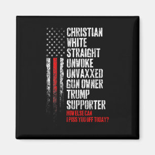 Íman Trump Supporter Christian White Hetero Unwoed