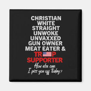 Íman Trump Supporter Christian White Hetero Unwoed