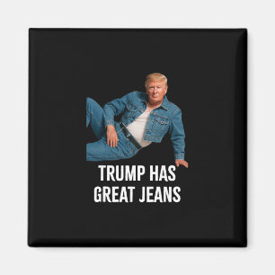 Íman Trump Tem Ótimas Calças Jeans Camiseta Divertida G