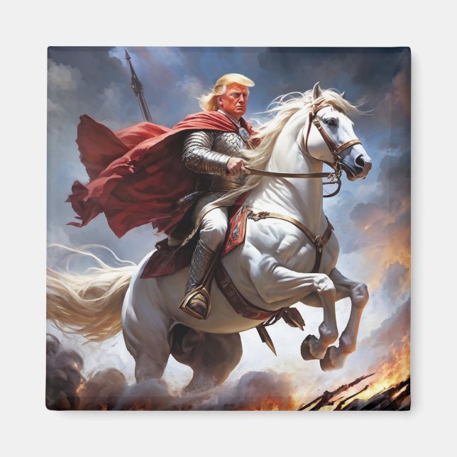 Íman Trump the American Knight Magnet (Frente)