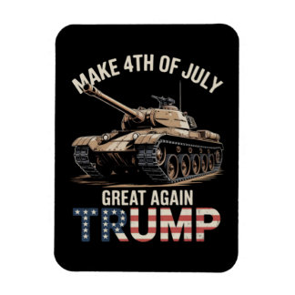 Íman Trump Torna 4 de Julho Grande Novamente com Milita