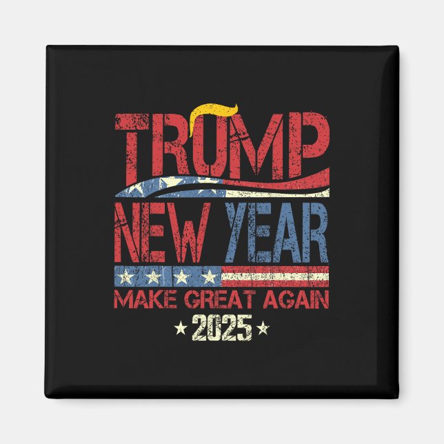 Íman Trump Torna Excelente De Ano Novo Novamente Felize (Frente)