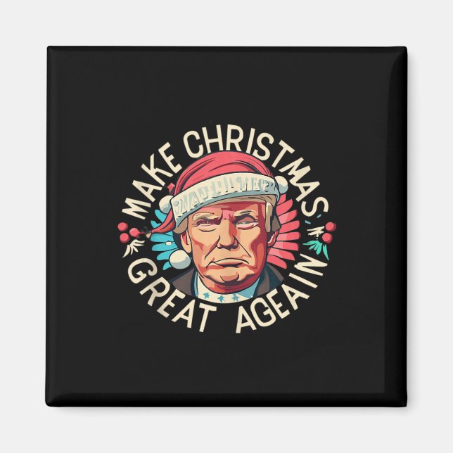 Íman Trump Torna Excelente de Natal Novamente Vencedor  (Frente)