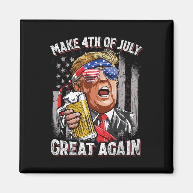 Íman Trump Torna O Excelente De 4 De Julho Novamente Be (Frente)