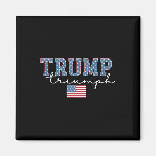 Íman Trump Triunfo Bandeira Americana Estrelas 2025 Ven