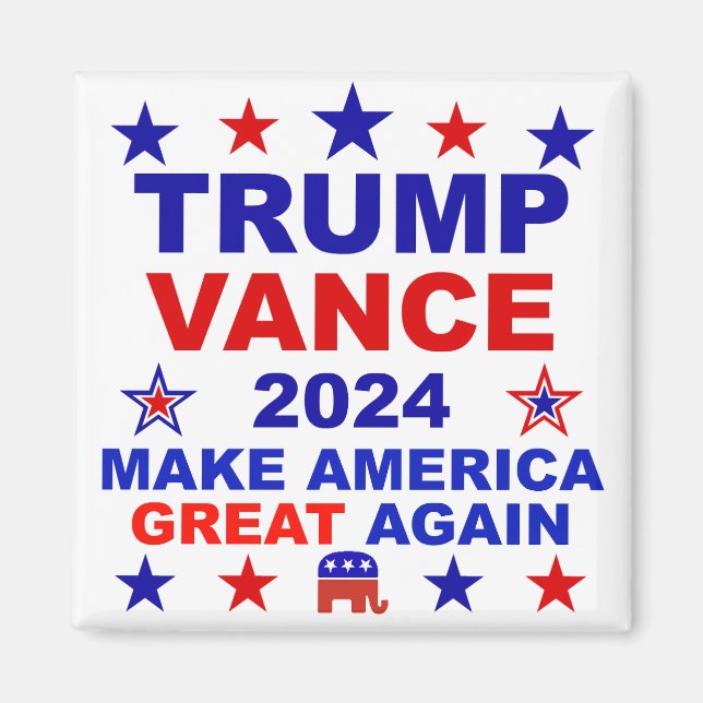 Íman Trump Vance 2024 (Frente)