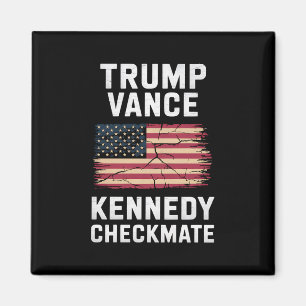 Íman Trump Vance 2024 Trump Vance Kennedy Xeque-Mate