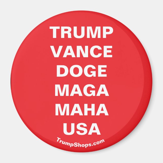 ÍMAN TRUMP VANCE EUA (Frente)