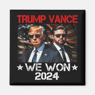 Íman Trump Vance Ganhamos o Dia da Inauguração 2025 47º