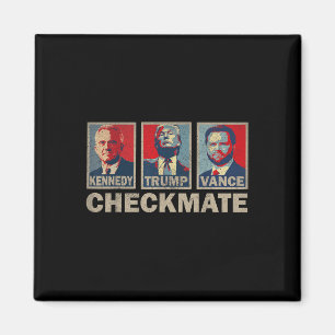 Íman Trump Vance Kennedy Checkmate 2024 República Eleit