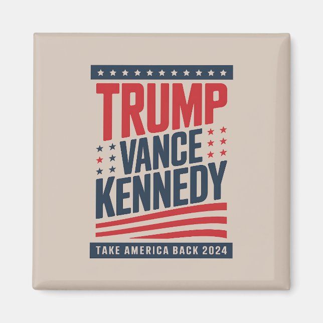 Íman Trump Vance Kennedy Devolvam a América 2024  (Frente)