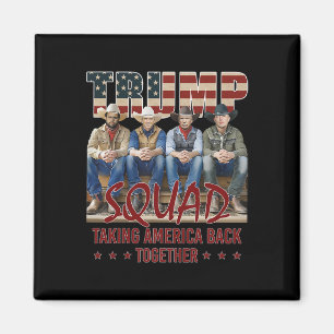 Íman Trump Vance Kennedy Elon Squad levando a América d