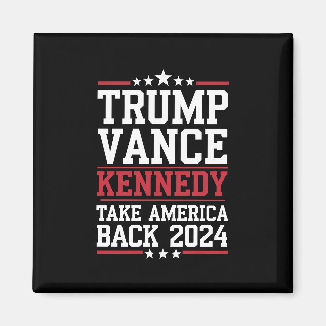 Íman Trump Vance Kennedy Leve a América de Volta Outra  (Frente)