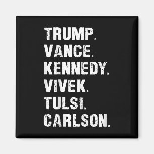 Íman Trump Vance Kennedy Vivek Tulsi Carlson