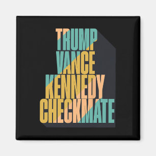Íman Trump Vance Kennedy Xeque-Mate Eleição Republicano
