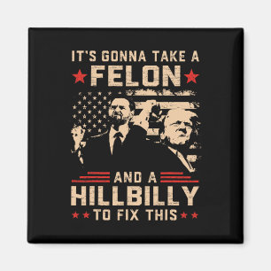Íman Trump Vance Vai Pegar Um Felon E Um Hillbilly T