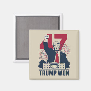 Íman Trump Venceu Novamente Eleição 2024 Presidente 47º
