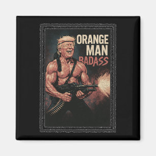 Íman Trump Vintage 80's Action Hero - Engraçado Shir No