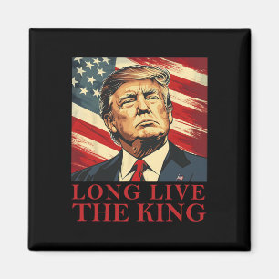 Íman Trump Viva o Rei Patriótico Americano