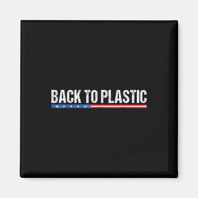 Íman Trump Volta Ao Plastic Engraçado (Frente)