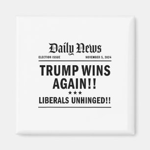 Íman Trump Won Victory ganha título Trump 2024 Landsli