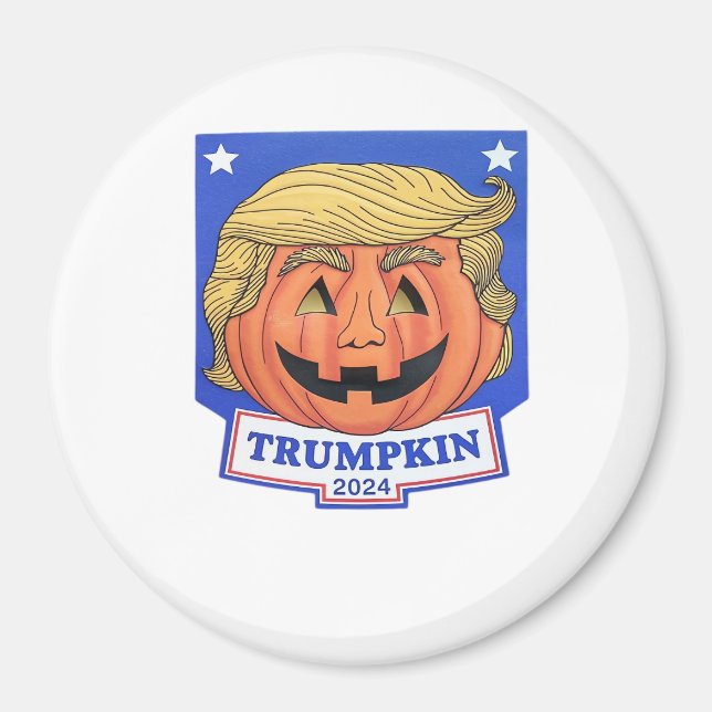 Íman Trumpkin Clássico - Cotação do Dia de as Bruxas en (Frente)