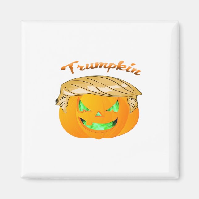 Íman Trumpkin Clássico - Lama num Chapéu MAGA (Frente)