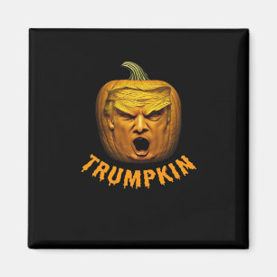 Íman Trumpkin - Engraçado Donald Pumpkin Halloween Clás