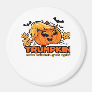 Íman Trumpkin - Faça Excelente De Halloween De Novo! - 