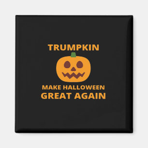 Íman Trumpkin Faz Excelente De Halloween De Novo, Trump