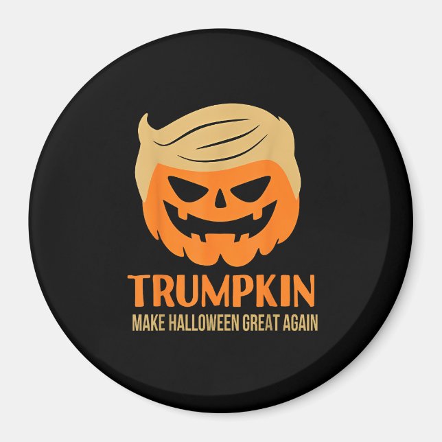 Íman Trumpkin Faz Excelente De Halloween Novamente (Frente)