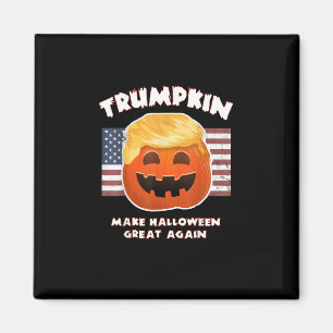 Íman Trumpkin Funny Pumpkin Pie Pun Usa Liberais Hallow