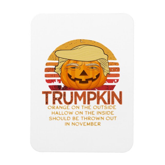 Íman Trumpkin Halloween Clássico Engraçado - Policial (Vertical)