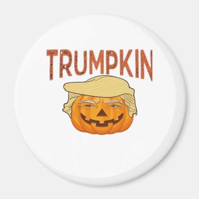 Íman Trumpkin Halloween Clássico Engraçado - Sloth Mask (Frente)