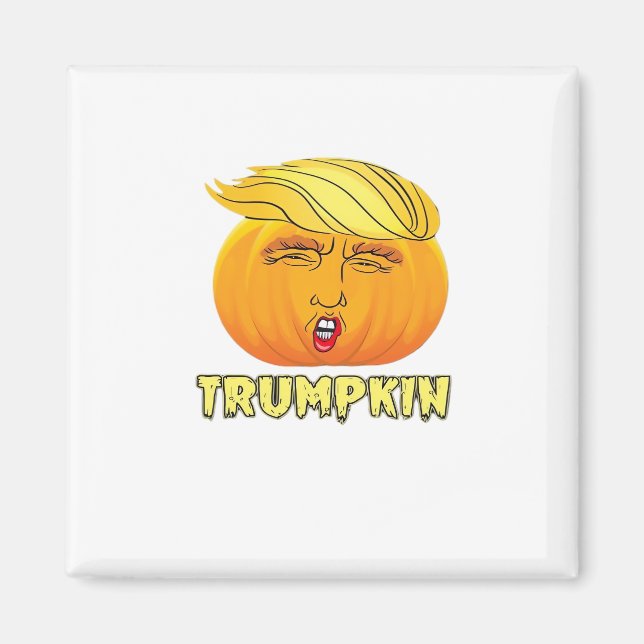 Íman Trumpkin - Pumpkin Assustador (Frente)