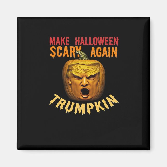 Íman Trumpkin Torna O Halloween Assustador De Novo - Do (Frente)